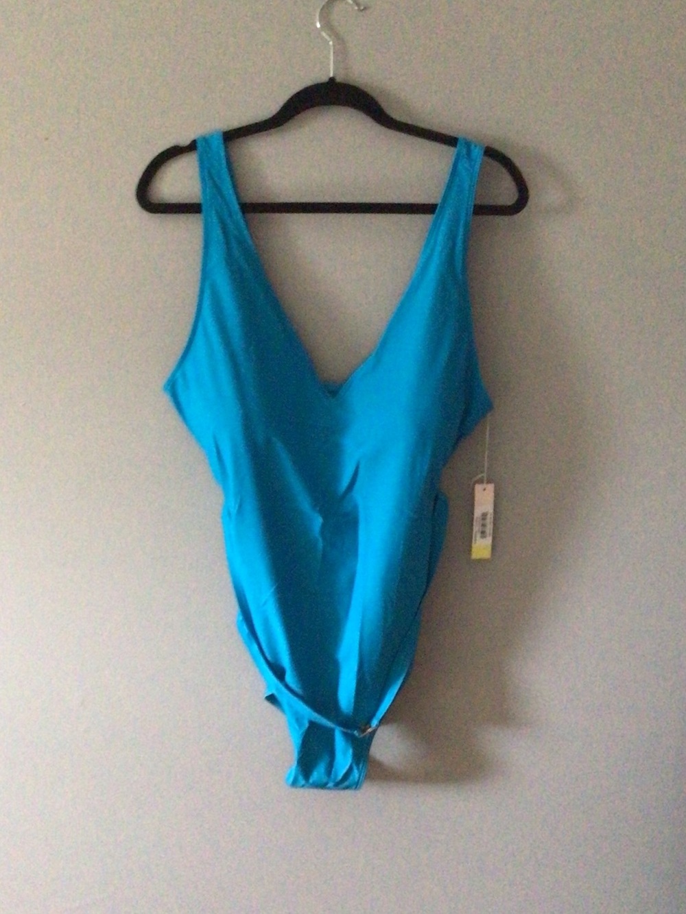 summersalt Women’s  Bright Turquoise One-Piece Swimsuit NWT